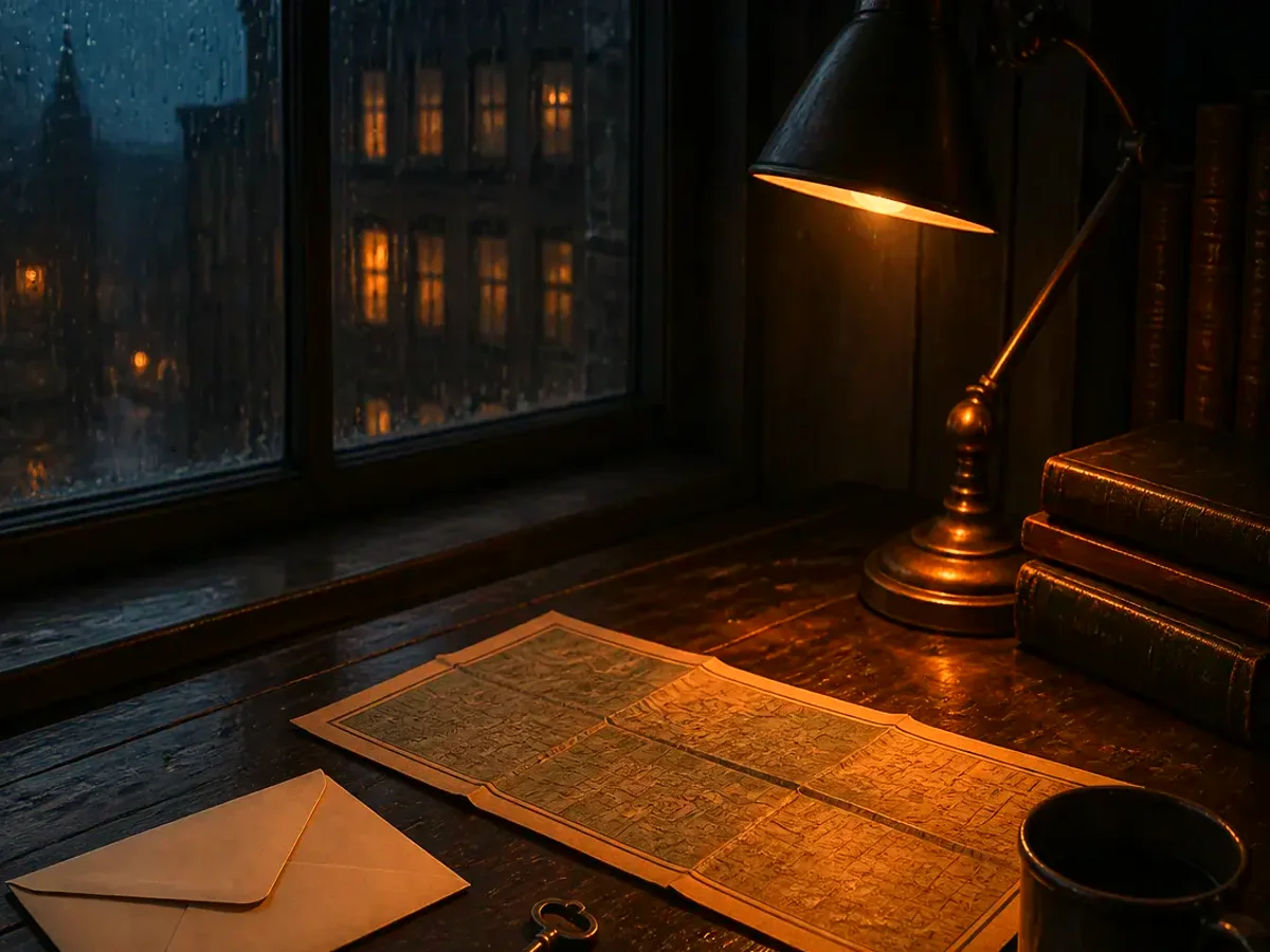 Immersive escape room atmosphere